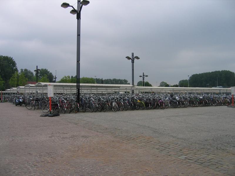 The train station had 1,897 bicycles